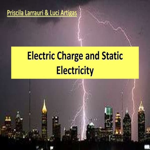 Electric charge and static electricity fisica