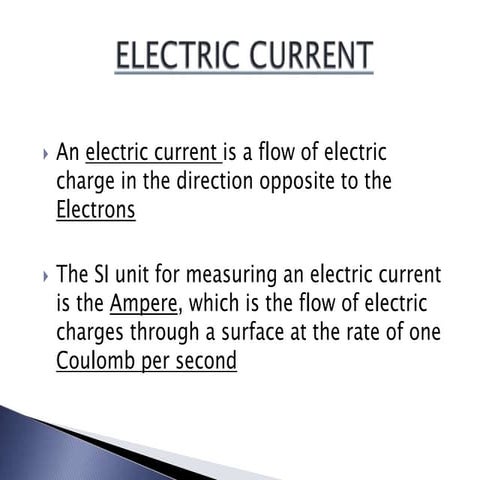 Electric current