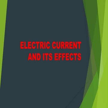 Electric current