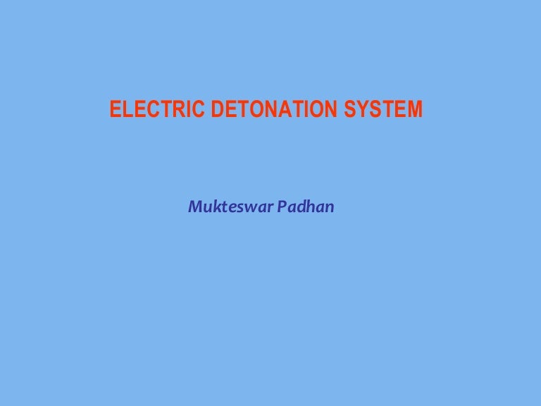 Electric detonation system
