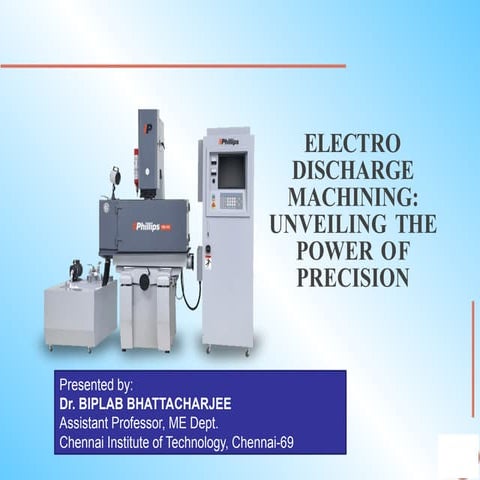 Introduction to Electric Discharge Machining (EDM)