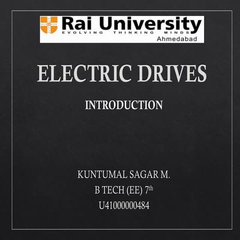 Electric drives