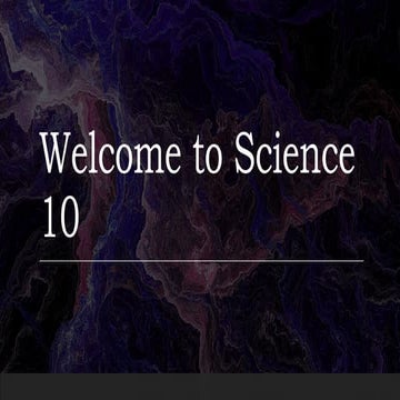 Electric Generator - Grade 10 Gen Science