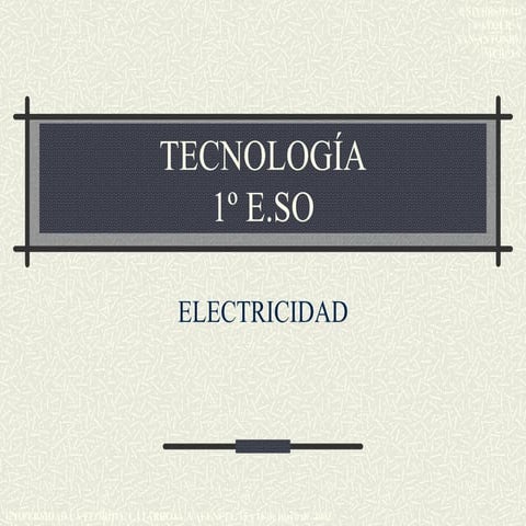 Electricidad castellano