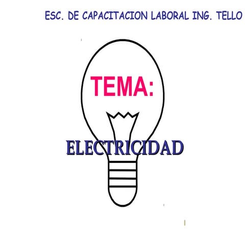 Electricidad ley ohm y watts 