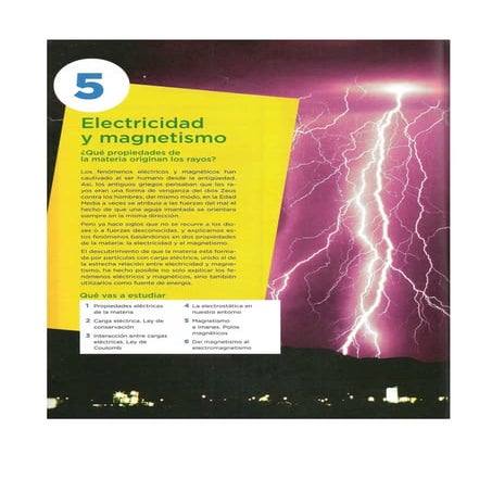 Electricidad y magnetismo