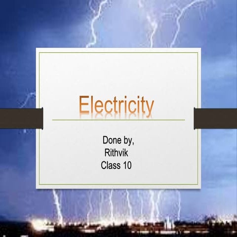 Chapter 12 Electricity class 10 ncert