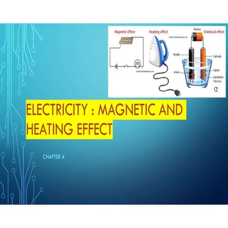 Magnetic and Heating Effects of Electric Current: Principles and ...