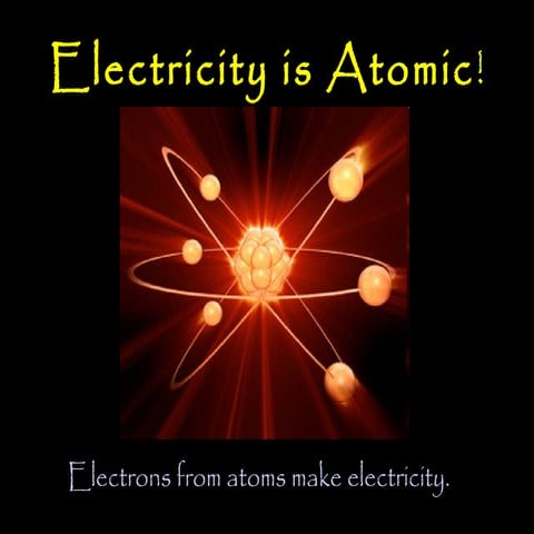 Electricity is atomic