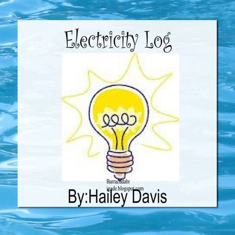 Hailey's electricity log