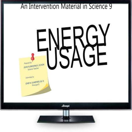 Intervention Material in Science (Energy Usage)