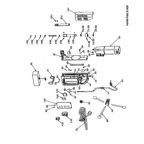 CS Unitec Electric Magnetic Drills Schematic: MDM-35