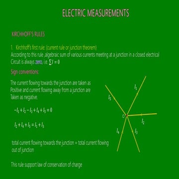 Electric measurements class 12