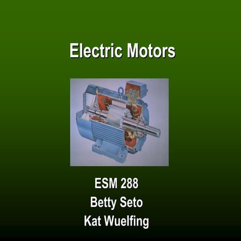 Electric motors