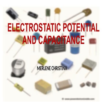 Electric potential and Capacitance for class 12.pptx