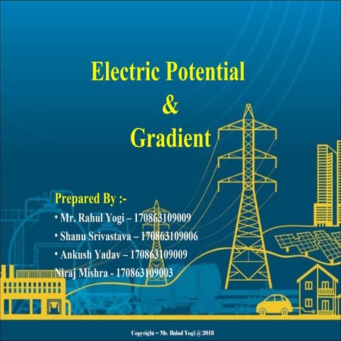 Electric Potential And Gradient - Fied Theory