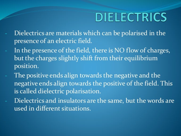 Electric properties