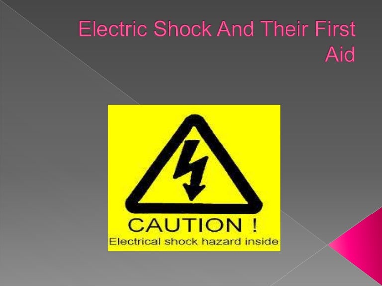 Electric shock and their first aid
