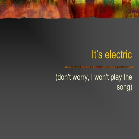 Electric static