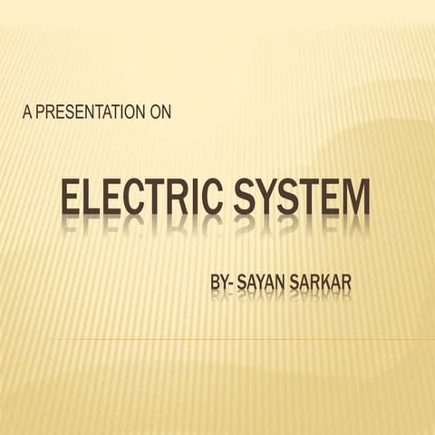 Electric system