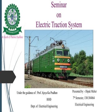 Electric traction