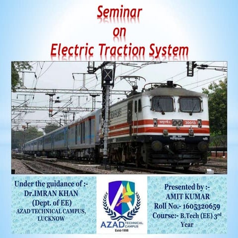 Electric traction system