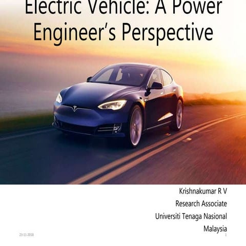 Electric Vehicle: A Power Engineer's Perspective