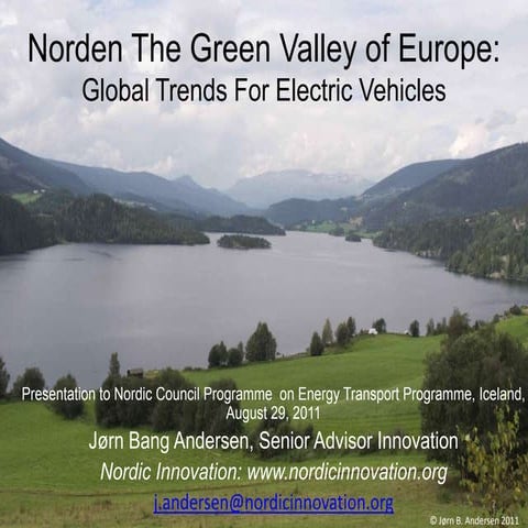 Electric Vehicle Transport - Global Trends