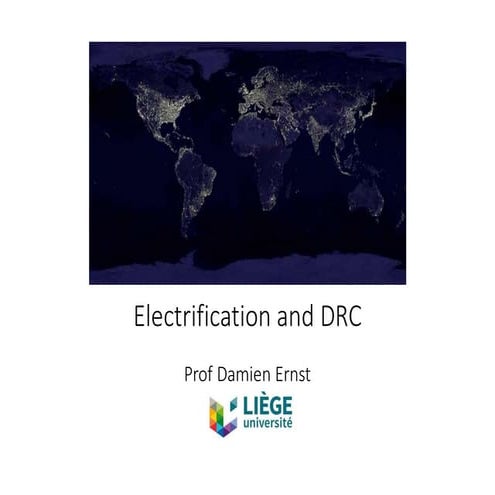 Electrification and the Democratic Republic of the Congo