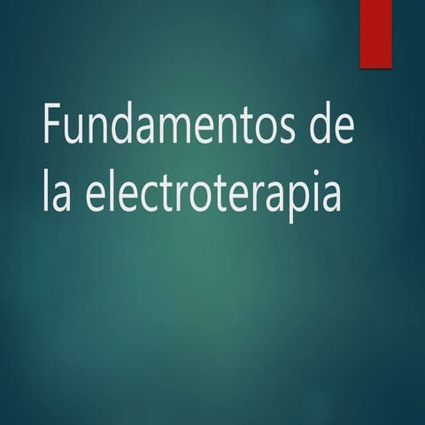 Electroterapia 