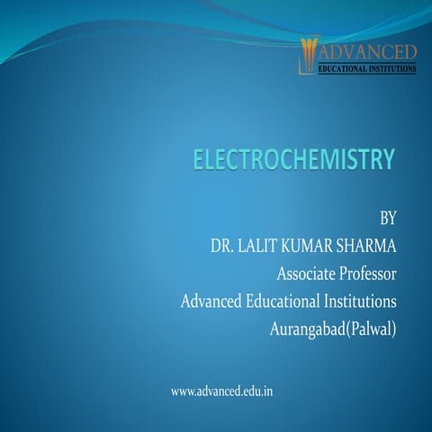 Electro chemistry