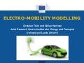 Electro-mobility modelling