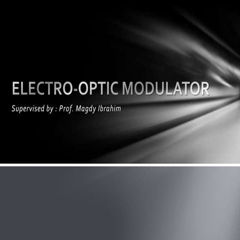 Electro-optic Modulator