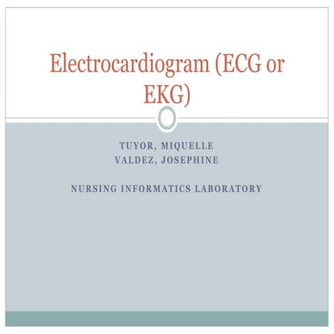 Electrocardiogram 