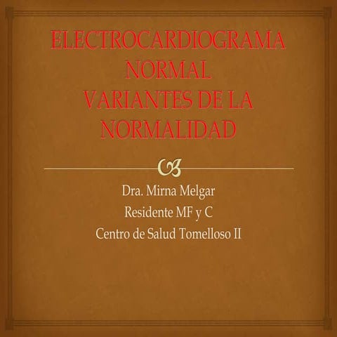 Electrocardiograma normal