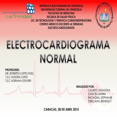 ELECTROCARDIOGRAMA NORMAL 
