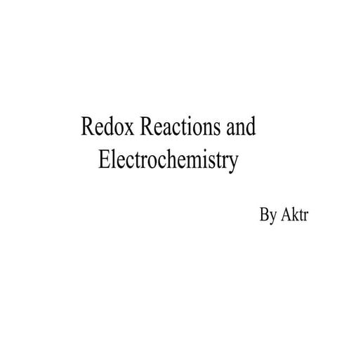 Electrochemistry 12