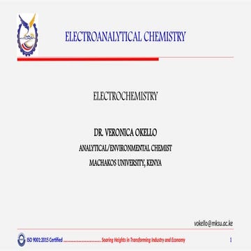 Electrochemistry SHE.the standard hydgen electrode is ussed to determine elec...