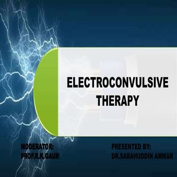 Electroconvulsive therapy