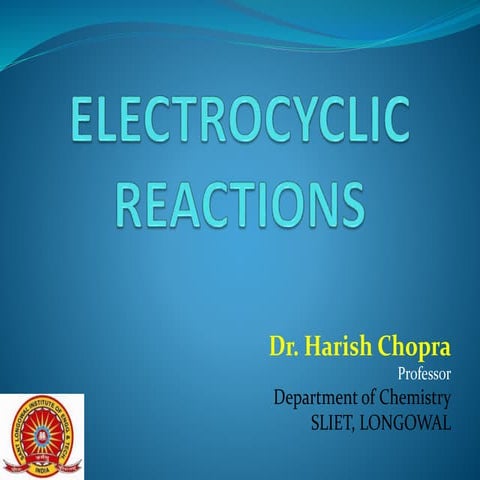 Electrocyclic reactions