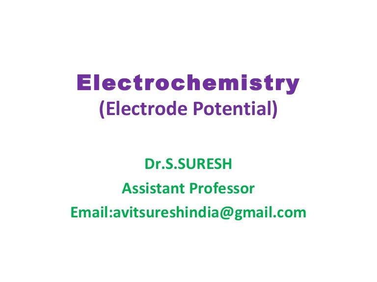 Electrode Potential