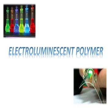 Electroluminesccent polymer