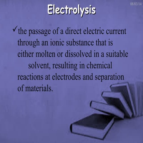 Electrolysis