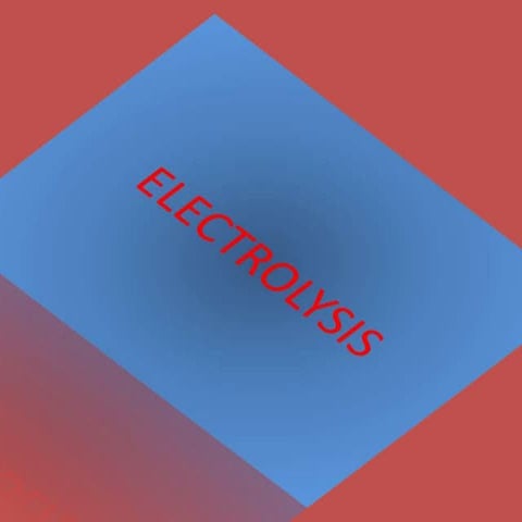 Electrolysis