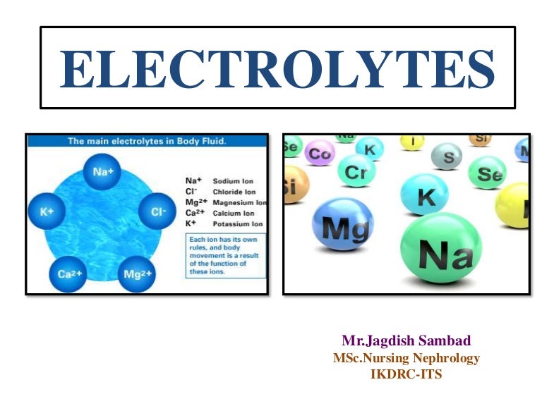 Electrolyte Electrolyte