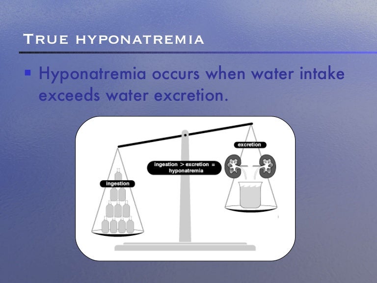 electrolyte free water clearance