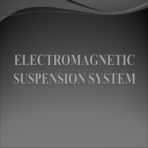 Electromagnetic suspension-system
