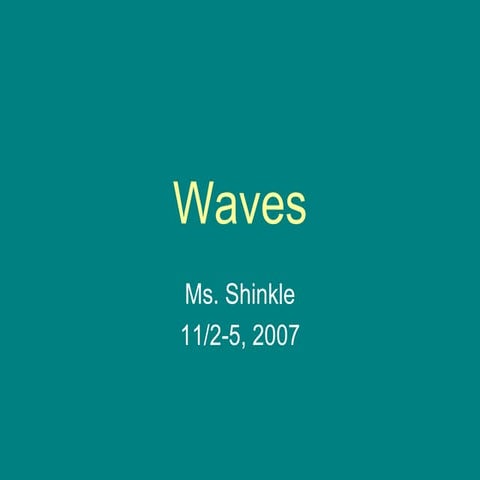 Electromagnetic Waves