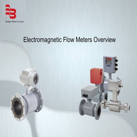 Electromagnetic Flow Meters Overview (Badger Meter)