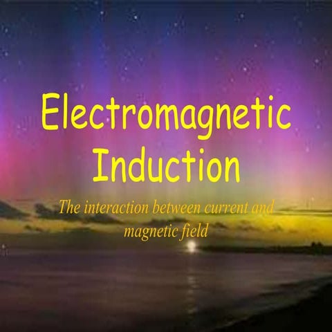 Electromagnetic induction